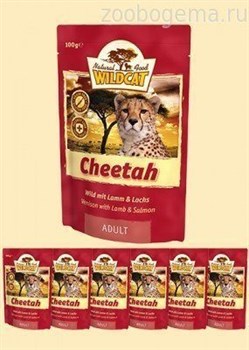 Wildcat Pouch Cheetah (дичь, ягненок, лосось) 100г - фото 7901
