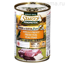 STUZZY Monoprotein консервы для собак, свежая телятина - фото 8504
