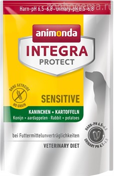 Animonda Сухой корм Integra Protect Sensitive для взрослых собак при пищевой аллергии  4 кг - фото 8574