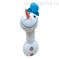 GIGWI Снеговик с пищалкой - фото 8585