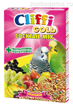 Коктейль для Волнистых попугаев: зерна, злаки, фрукты, овощи (Cocktail Mix Pappagallini) PCOA007 - фото 8649