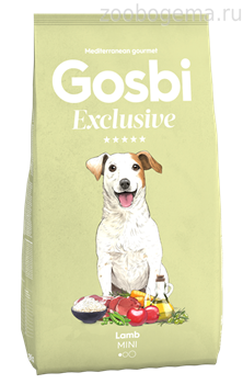 Gosbi Exclusive Lamb Mini корм низкозерновой с ягненком для мини пород - фото 8839