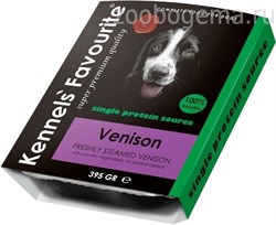 Kennels` Favourite 100% Venison 395 gr - фото 8848