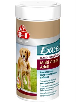 8 в 1 Эксель Мультивитамины для взрослых собак (70таб) 108665 - фото 9468
