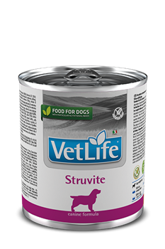 Vet Life Dog Struvite с курицей диетический влажный корм для собак при струвитных уролитах 300 гр - фото 9566
