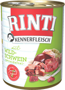 Rinti Kennerfleisch влажный корм для собак Дикий кабан , 400 гр