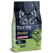 Monge BWild Dog Adult Wild Boar низкозерновой корм из мяса дикого кабана для взрослых собак всех пород 2,5 кг
