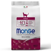 Monge Indoor Cat сухой корм для домашних кошек  400 гр