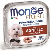 Monge Dog Fresh консервы для собак ягненок 100 гр