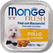 Monge Dog Fresh консервы для собак курица 100 гр