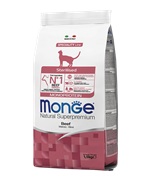 Monge Cat Monoprotein Sterilised Beef корм для стерилизованных кошек с говядиной 1,5 кг x 2 шт