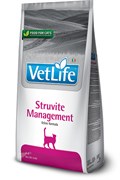 Vet Life Cat Struvite Management с курицей диетический сухой корм для кошек профилактика рецидивов мочекаменной болезни 2 кг