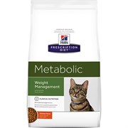Hill's Prescription Diet Metabolic сухой диетический корм для кошек, способствует снижению и контролю веса, с курицей, 1,5 кг
