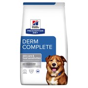 Hill's PD Сухой диетический корм Derm Complete для взрослых собак, 12 кг