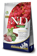 N&D Quinoa DIGESTION LAMB Н&Д Полнорационный диетический корм для взрослых собак рекомендуемый при нарушениях пищеварения и экзокринной недостаточности поджелудочной железы с киноа, ягненком и фенхелем 800 гр