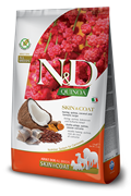 N&D Quinoa SKIN & COAT HERRING Н&Д Полнорационный диетический сухой корм для взрослых собак, рекомендуемый при пищевой непереносимости с сельдью, киноа, кокосом и куркумой 800 гр