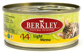 BERKLEY №14 Облегченная формула консервы для взрослых кошек 100 г