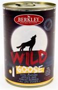 BERKLEY WILD №1 Гусь с цукини, яблоками и лесными ягодами консервы для собак всех возрастов 400 г