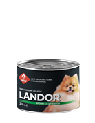 LANDOR Кролик со шпинатом консервы для взрослых собак мелких пород 200 г