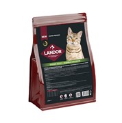 LANDOR EXIGENT ADULT Индейка с ягненком сухой корм для взрослых и привередливых в питании кошек 2 кг