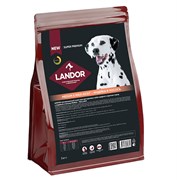 LANDOR MEDIUM & MAXI ADULT Индейка и лосось сухой корм для взрослых собак cредних и крупных пород 3 кг