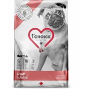 1st CHOICE GF DERMA для взрослых собак всех пород с гиперчувствительной кожей с лососем, 2 кг