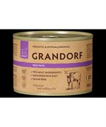 Консервы для собак GRANDORF Паштет из говядины 200 г Консервы для собак GRANDORF Паштет из говядины 200 г