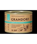 Консервы для собак GRANDORF Паштет из индейки с яблоком и малиной 200 г Консервы для собак GRANDORF Паштет из индейки с яблоком и малиной 200 г