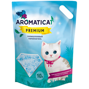 Силикагелевый наполнитель "AromatiCat" 10л. PREMIUM