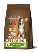 Petvador корм Holistic Полнорацион корм для взрослых собак всех пород индейка/оленина 2кг