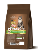 Petvador корм Holistic Полнорацион. корм для взрослых кошек крупных пород индейка 400г