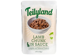 Корм влажный (паучи) Тейлиленд / Teilyland консервированный полнорационный для кошек кусочки с ягненком в соусе, 85 г zb100140