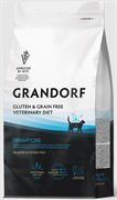 GRANDORF VETERINARY DIET SALMON & OCEAN FISH (Рыба) DERMATOSIS 400 г - полнорационный диетический сухой корм для кошек, разработанный для поддержания функций кожи при дерматозах и чрезмерном выпадении шерсти ZB853243