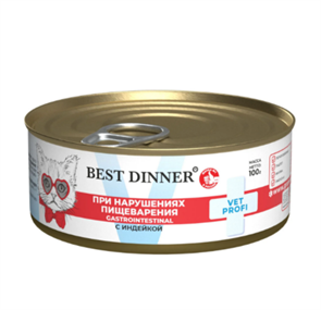 {{productViewItem.photos[photoViewList.activeNavIndex].Alt || productViewItem.photos[photoViewList.activeNavIndex].Description || 'Best Dinner Exclusive Vet Profi Gastrointestinal влажный корм для кошек при нарушениях пищеварения с индейкой, 100 гр'}}