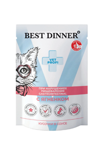 {{productViewItem.photos[photoViewList.activeNavIndex].Alt || productViewItem.photos[photoViewList.activeNavIndex].Description || 'Best Dinner Exclusive Vet Profi Gastrointestinal влажный корм для кошек при нарушениях пищеварения с кусочками ягненка в соусе , 85 гр'}}