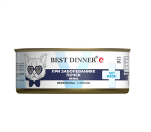 {{productViewItem.photos[photoViewList.activeNavIndex].Alt || productViewItem.photos[photoViewList.activeNavIndex].Description || 'Best Dinner Exclusive Vet Profi Renal Перепелка с рисом для кошек и котят с 6 месяцев при заболеваниях почек, 100 гр'}}