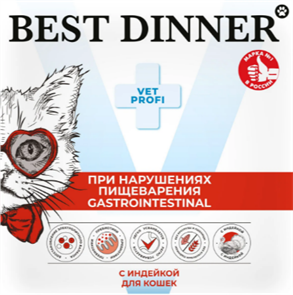 {{productViewItem.photos[photoViewList.activeNavIndex].Alt || productViewItem.photos[photoViewList.activeNavIndex].Description || 'Best Dinner Vet Profi Gastrointestinal влажный корм для кошек с индейкой при нарушениях пищеварения, 100 гр'}}