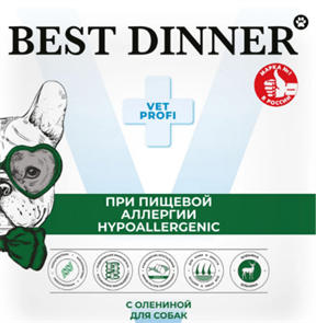 {{productViewItem.photos[photoViewList.activeNavIndex].Alt || productViewItem.photos[photoViewList.activeNavIndex].Description || 'Best Dinner Vet Profi Hypoallergenic "Оленина" для взрослых собак и щенков при пищевой аллергии, 100 гр'}}
