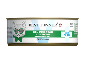 {{productViewItem.photos[photoViewList.activeNavIndex].Alt || productViewItem.photos[photoViewList.activeNavIndex].Description || 'Best Dinner Vet Profi Hypoallergenic влажный корм при пищевой аллергии с кроликом для взрослых кошек и котят, 100 гр'}}