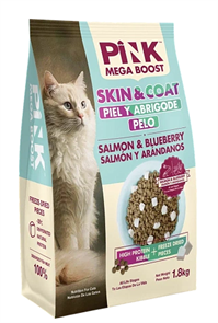 {{productViewItem.photos[photoViewList.activeNavIndex].Alt || productViewItem.photos[photoViewList.activeNavIndex].Description || 'Pink MEGA BOOST "Skin &amp; Coat" корм для кошек всех возрастов "Лосось с черникой", 5кг'}}