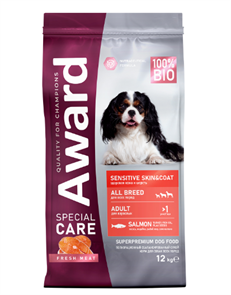 {{productViewItem.photos[photoViewList.activeNavIndex].Alt || productViewItem.photos[photoViewList.activeNavIndex].Description || 'Сухой корм AWARD SPECIAL CARE Sensitive Skin&amp;Coat для взрослых собак всех пород для здоровой кожи и шерсти со свежим лососем, 12 кг'}}