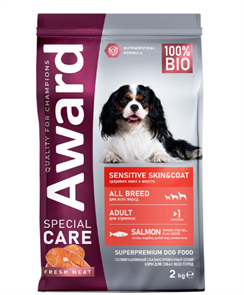 {{productViewItem.photos[photoViewList.activeNavIndex].Alt || productViewItem.photos[photoViewList.activeNavIndex].Description || 'Сухой корм AWARD SPECIAL CARE Sensitive Skin&amp;Coat для взрослых собак всех пород для здоровой кожи и шерсти со свежим лососем, 2кг'}}