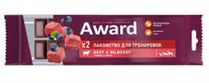 {{productViewItem.photos[photoViewList.activeNavIndex].Alt || productViewItem.photos[photoViewList.activeNavIndex].Description || 'Лакомство для тренировок AWARD для собак и щенков с 3 месяцев с говядиной и черникой, 50 гр'}}