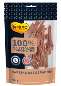 {{productViewItem.photos[photoViewList.activeNavIndex].Alt || productViewItem.photos[photoViewList.activeNavIndex].Description || 'Лакомство Мнямс для собак Нарезка из говядины, 75 гр'}}