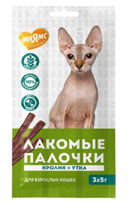 {{productViewItem.photos[photoViewList.activeNavIndex].Alt || productViewItem.photos[photoViewList.activeNavIndex].Description || 'Лакомство Мнямс лакомые палочки для кошек с уткой и кроликом, 3х5 гр'}}
