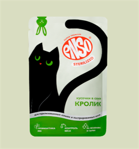 {{productViewItem.photos[photoViewList.activeNavIndex].Alt || productViewItem.photos[photoViewList.activeNavIndex].Description || 'ENSO STERILIZED Корм влажный полнорационный для взрослых стерилизованных кошек, кусочки в соусе с кроликом, 85 гр'}}