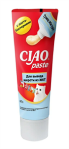 INABA Paste паста для кошек для вывода шерсти из ЖКТ Тунец Магуро, 80 гр MZB644573