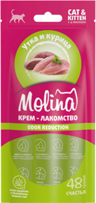 {{productViewItem.photos[photoViewList.activeNavIndex].Alt || productViewItem.photos[photoViewList.activeNavIndex].Description || 'MOLINA Лакомство для котят и кошек "Крем-лакомство с уткой и курицей" Odor reduction, 144 гр'}}