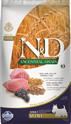 Н&Д сухой корм для собак мини пород низкозерновой, ягненок и черника /N&D Low Grain DOG  Adult Lamb & Blueber MINI, 2.5 кг