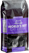 World's Best комкующийся 3,18 кг (кукурузный) ароматизированный наполнитель для кошачьих туалетов, мультиформула (лаванда) WBCL Multiple Cat Clumping Formula